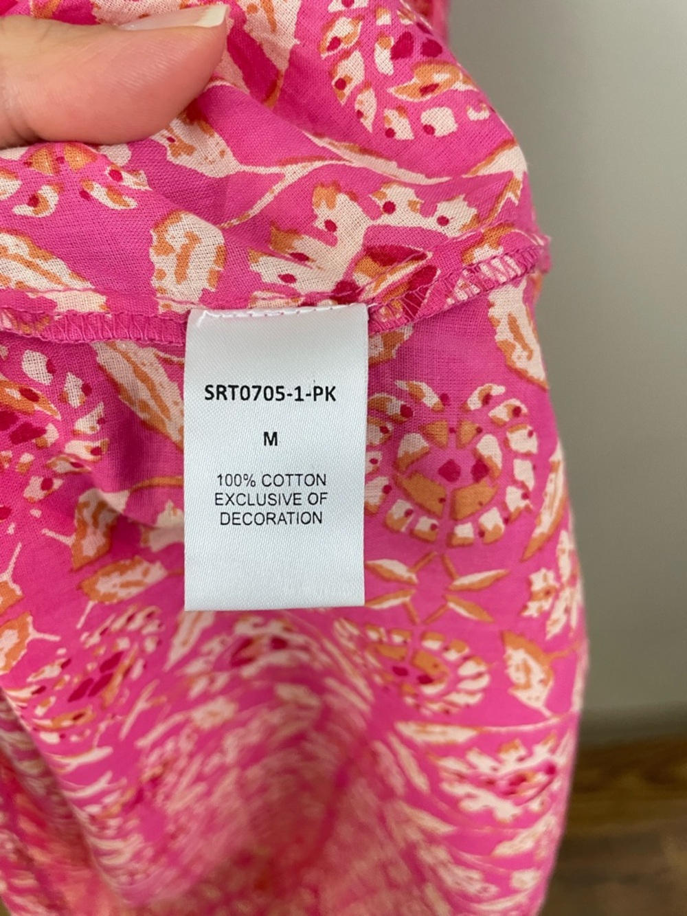 THML Pink Floral Off-Shoulder Maxi Dress with Tassel Waist Size M Boho Beach - Picture 9 of 12